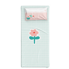 Amulet Pamuk Saten Pembe Bebek Çarşaf Seti 80X140Cm
