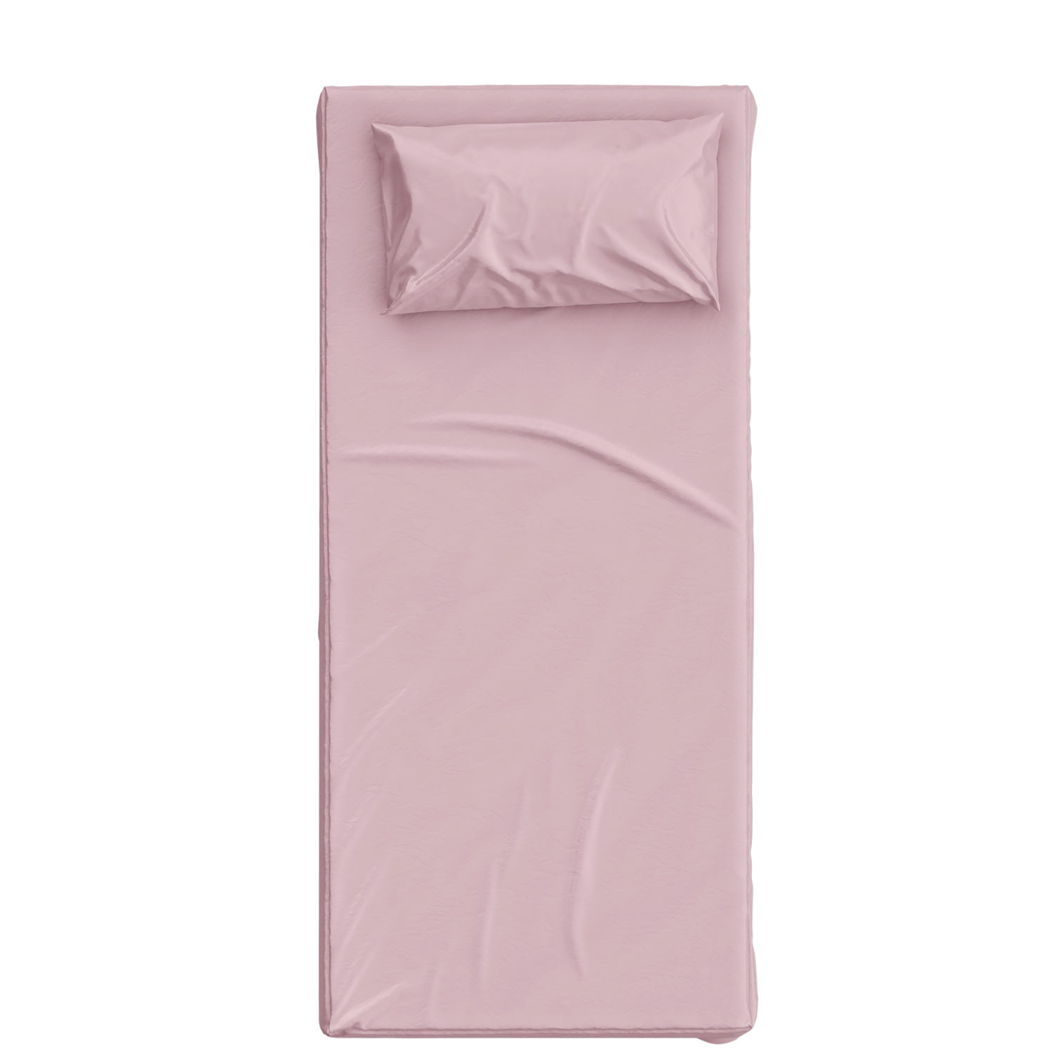 Basics Pamuk Saten Pembe Çocuk Çarşaf Seti 90X190Cm