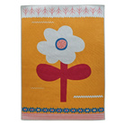 Big Flower Sarı Yıkanabilir Çocuk Halısı - 120X160Cm