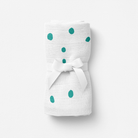 Bird Of Life Mint Dots Müslin Bebek Örtüsü - 70X70Cm