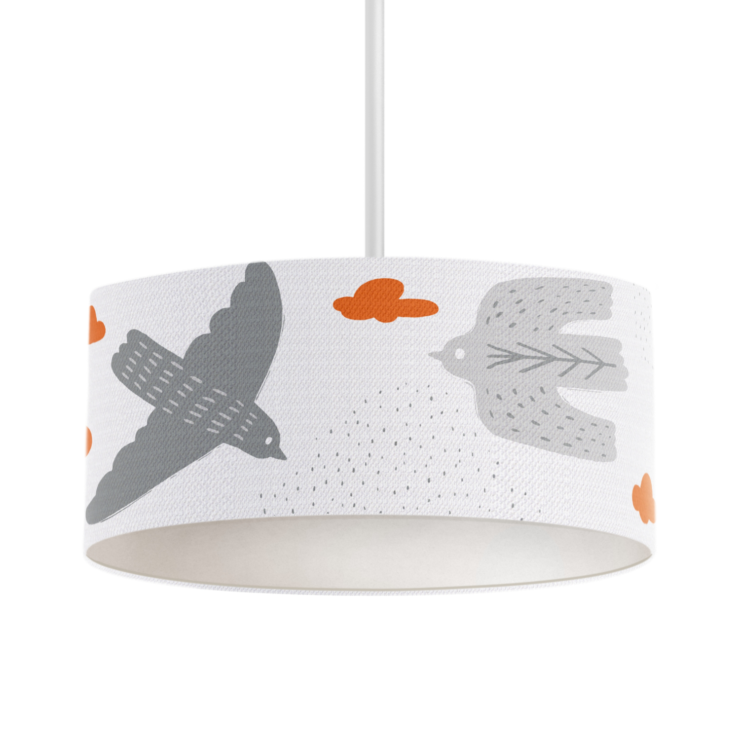 Bird Of Life Tavan Aydınlatma, Gri, 40Cm