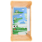 Croc-A-Dream Çift Taraflı Pamuk Saten Çok Renkli Bebek Nevresim Seti 100X150Cm