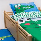 Croc-A-Dream Çift Taraflı Pamuk Saten Çok Renkli Çocuk Nevresim Seti 140X200Cm