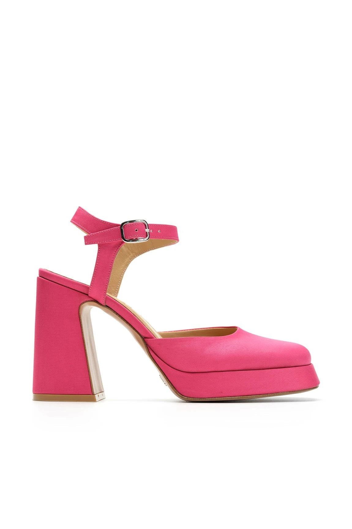 Babs Saten 10 Cm Platform Topuklu Ayakkabı