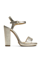 Daff Deri 13 Cm Platform Topuklu Ayakkabı