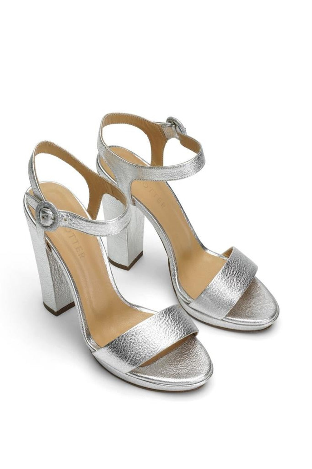 Daff Deri 13 Cm Platform Topuklu Ayakkabı