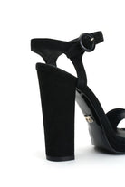 Daff Süet 13 Cm Platform Topuklu Ayakkabı