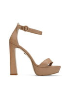 Desire Deri 14 Cm Platform Topuklu Ayakkabı