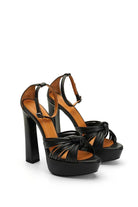 Gwen Deri 14 Cm Platform Topuklu Ayakkabı