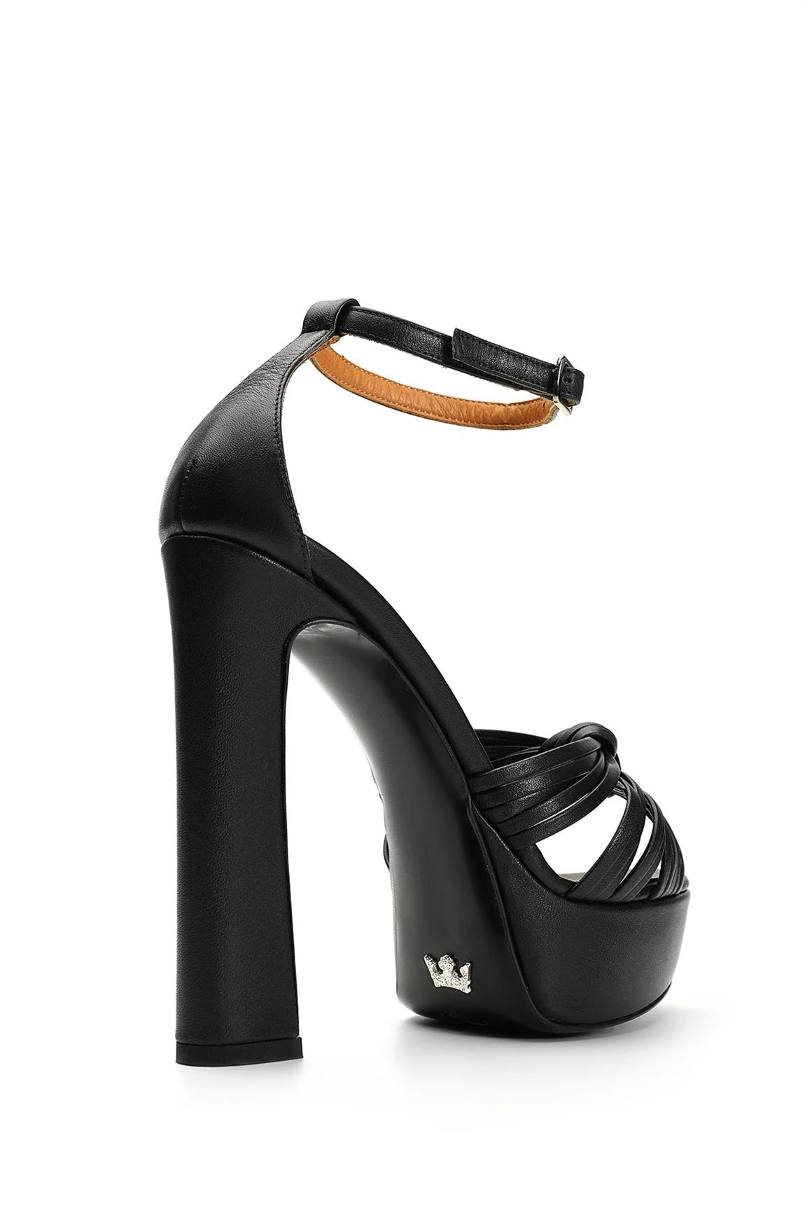 Gwen Deri 14 Cm Platform Topuklu Ayakkabı