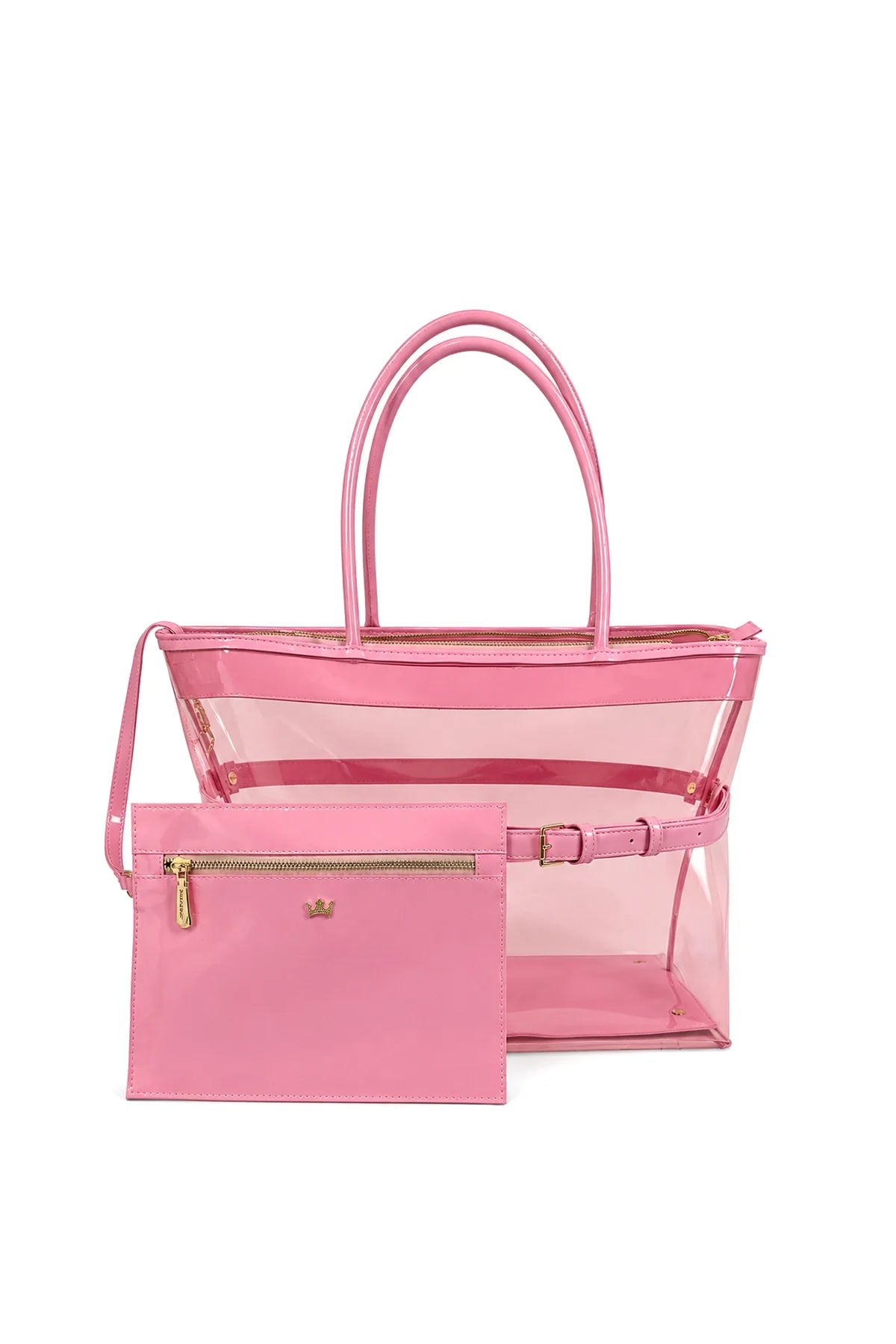 Jabobag Tote Beach Rugan & Şeffaf Omuz Çantası