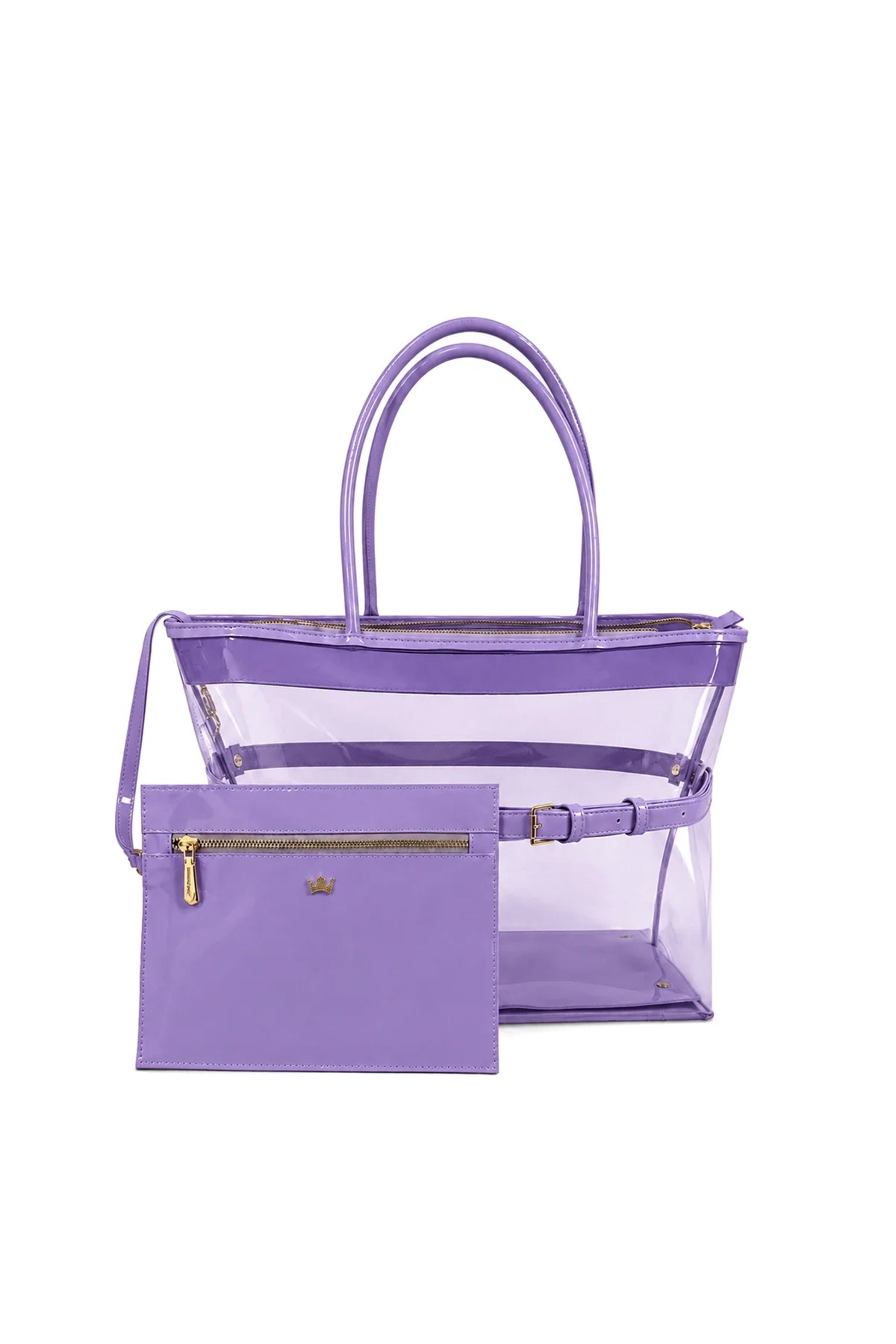 Jabobag Tote Beach Rugan & Şeffaf Omuz Çantası