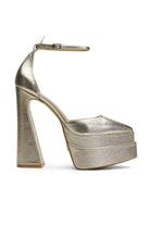 Lizzy Deri 16 Cm Platform Topuklu Ayakkabı