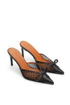 Ravello Deri 8 Cm Topuklu Terlik