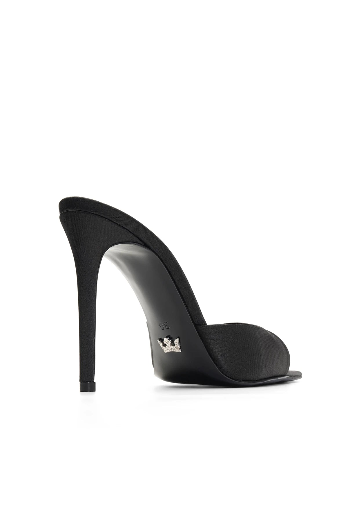 Rosalia Saten 10 Cm Topuklu Terlik