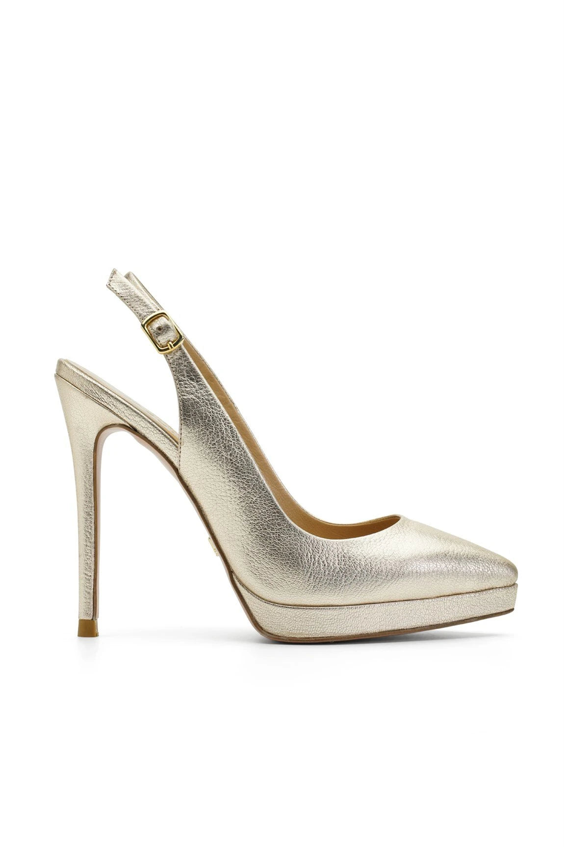 Tanya Deri 12 Cm Platform Topuklu Ayakkabı