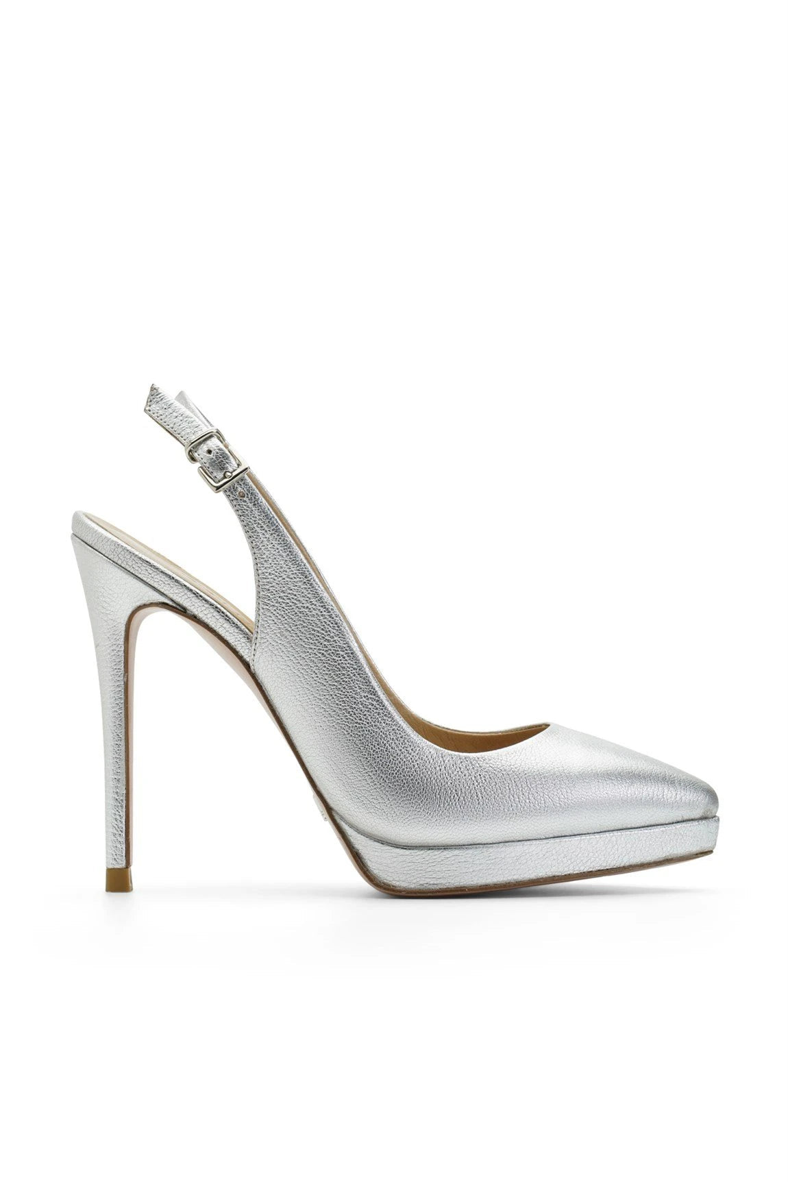 Tanya Deri 12 Cm Platform Topuklu Ayakkabı