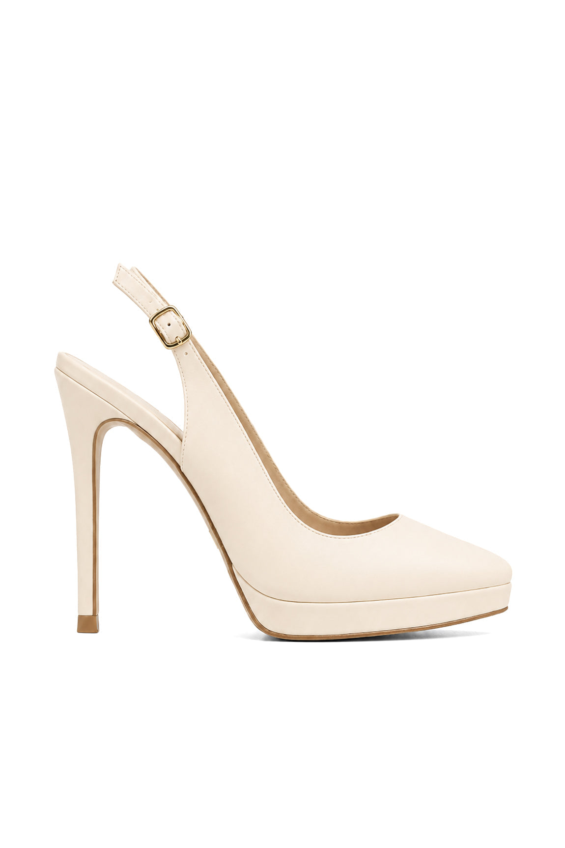 Tanya Deri 12 Cm Platform Topuklu Ayakkabı