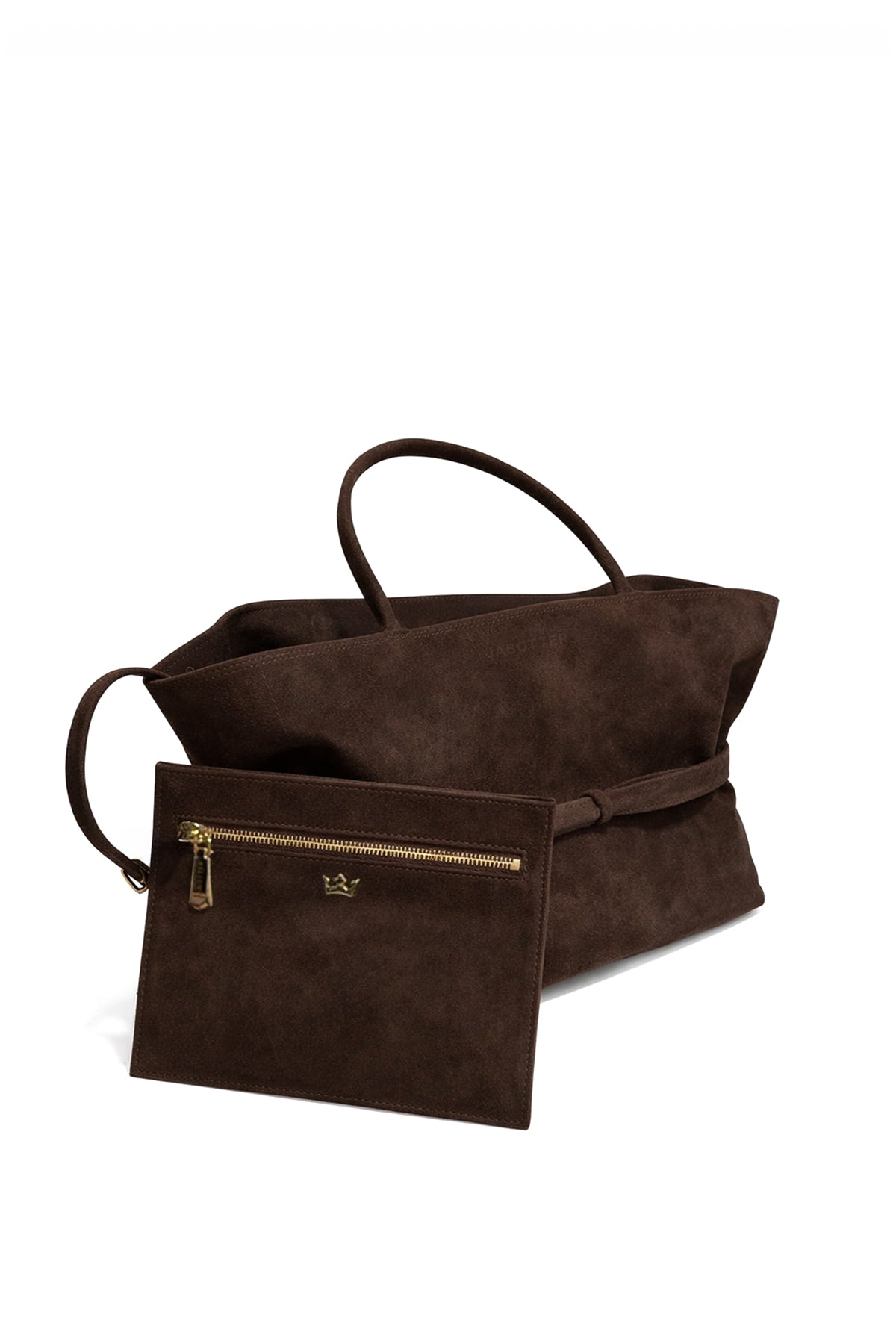Jabobag Tote Medium Süet Omuz Çantası