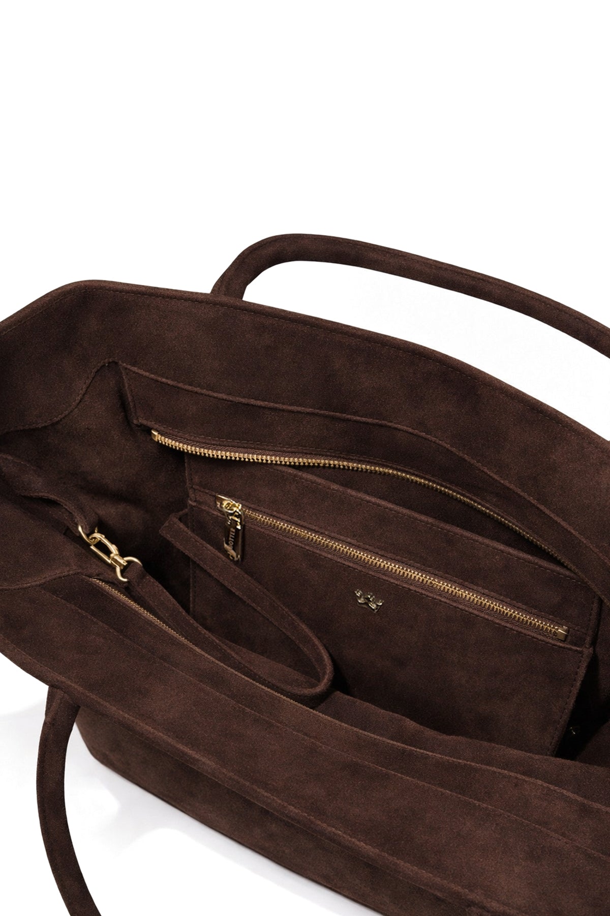 Jabobag Tote Medium Süet Omuz Çantası
