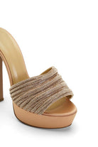 Tracy Saten 14 Cm Topuklu Terlik