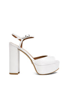 Vera Deri 12 Cm Platform Topuklu Ayakkabı