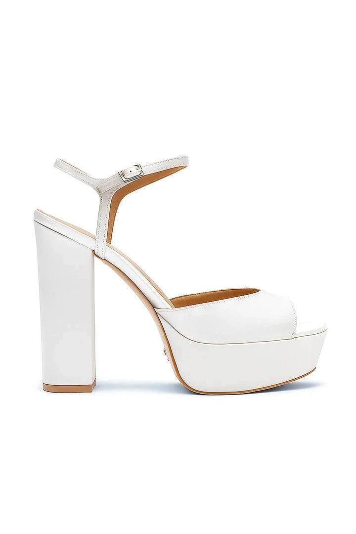 Vera Saten 12 Cm Platform Topuklu Ayakkabı