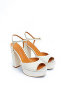 Vera Saten 12 Cm Platform Topuklu Ayakkabı