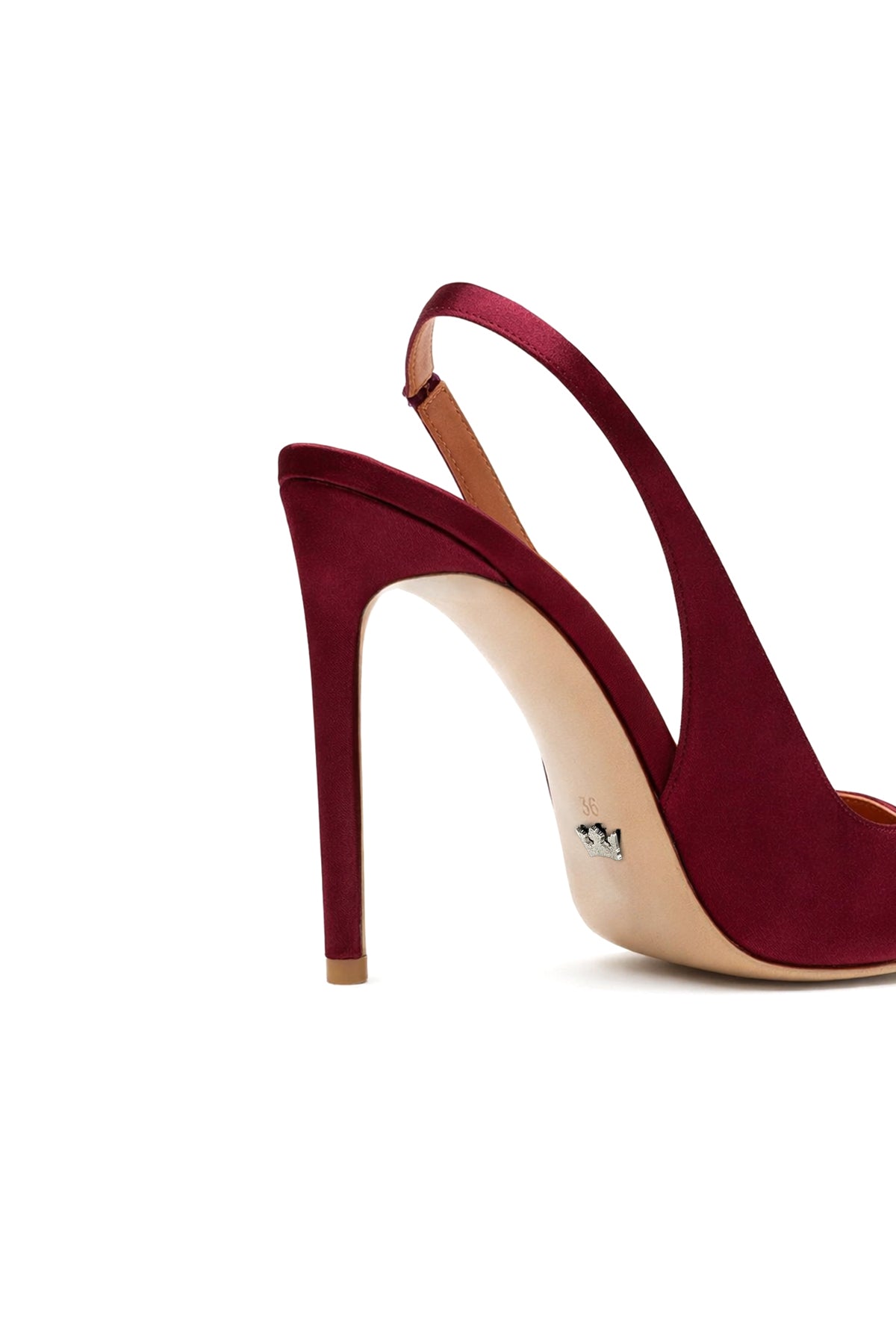 Vienna Saten 10 Cm Stiletto