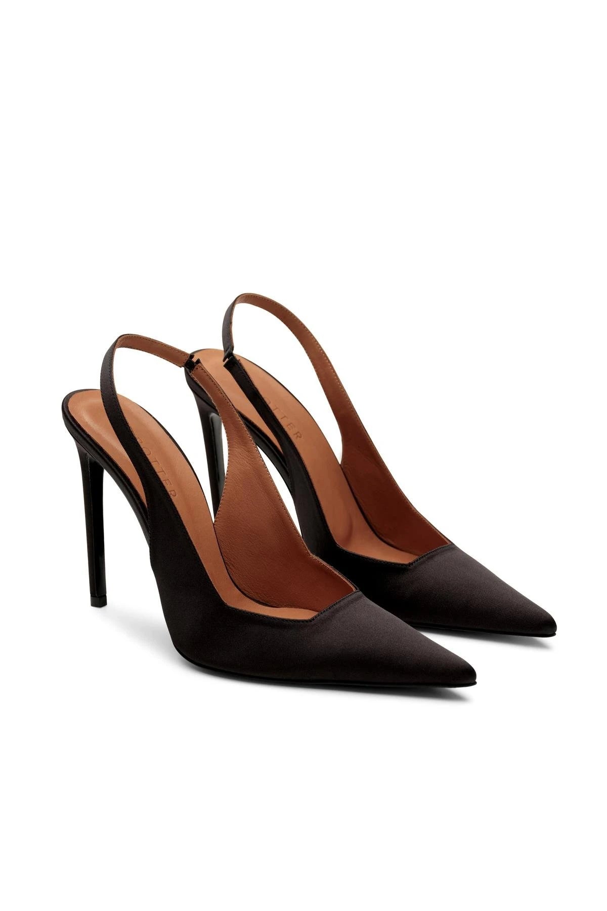 Vienna Saten 10 Cm Stiletto