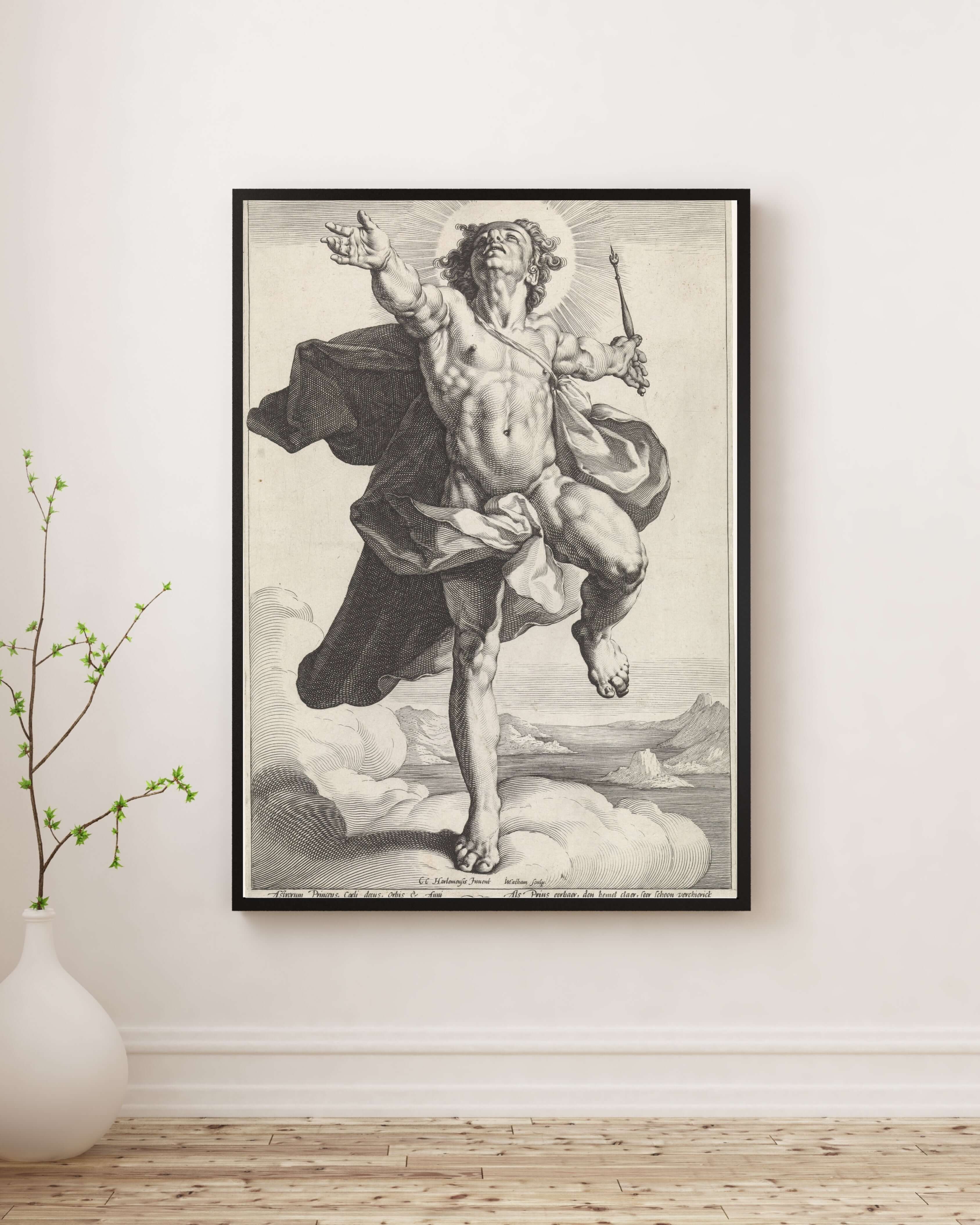 Jacob Matham - Helios Olarak Apollon