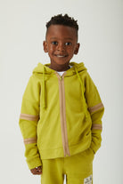 JayJayJumpie-3'ü Bir Arada Dönüşebilir Hoodie Çıkarılabilir Dirsek Parçalı Kapüşonlu Çocuk Sweatshirt | Lime-Sweatshirts & Hoodies-4-Milagron.com