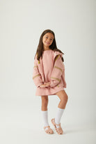 JayJayJumpie-3'ü Bir Arada Dönüşebilir Hoodie Çıkarılabilir Dirsek Parçalı Kapüşonlu Çocuk Sweatshirt | Pembe-Sweatshirts & Hoodies-4-Milagron.com