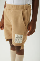 JayJayJumpie-3'ü Bir Arada Dönüşebilir Joggers Çikarilabilir Diz Parçali Çocuk Pantolon - Bej-Pantolon-6-Milagron.com