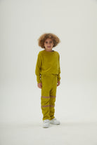 JayJayJumpie-3'ü Bir Arada Dönüşebilir Joggers Çıkarılabilir Diz Parçalı Çocuk Pantolon | Lime-Pantolon-6-Milagron.com