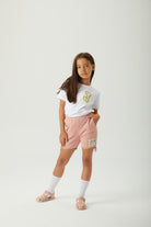 JayJayJumpie-3'ü Bir Arada Dönüşebilir Joggers Çıkarılabilir Diz Parçalı Çocuk Pantolon | Pembe-Pantolon-6-Milagron.com