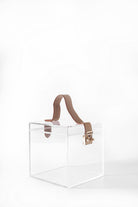 Jeloux-Alexandrite Akrilik Şeffaf Makyaj Çantası 15cm X 15cm X 15cm-El Çantası-1-Milagron.com