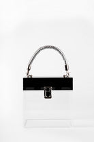 Jeloux-Aventurin Akrilik Şeffaf Tasarım Makyaj Çantası 20cm X 10cm X 20cm-El Çantası-2-Milagron.com