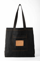 Jeloux-Denim Black Kot Omuz Çantası 54cm X 46cm X 15cm-Omuz Çantası-1-Milagron.com