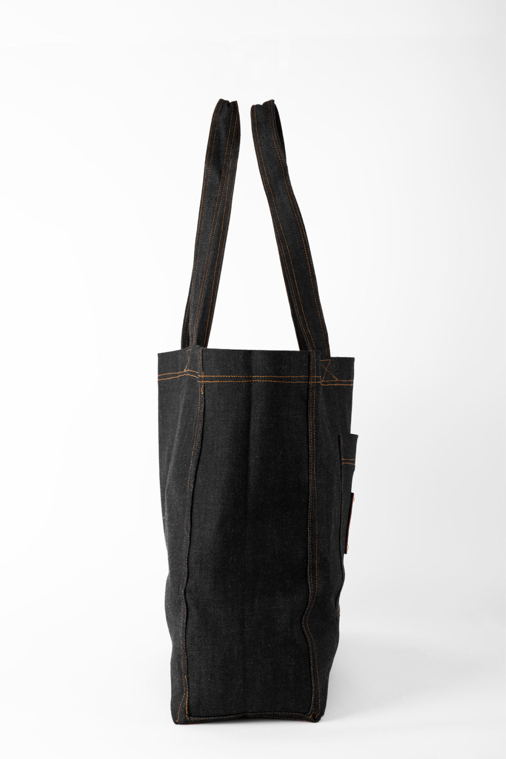 Jeloux-Denim Black Kot Omuz Çantası 54cm X 46cm X 15cm-Omuz Çantası-3-Milagron.com