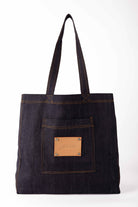 Jeloux-Denim Dark Blue Kot Omuz Çantası 54cm X 46cm X 15cm-Omuz Çantası-1-Milagron.com