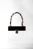 Jeloux-Jasper Akrilik Şeffaf Tasarım Makyaj Çantası 20cm X 10cm X 20cm-El Çantası-1-Milagron.com