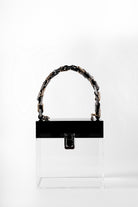 Jeloux-Lava Akrilik Şeffaf Tasarım Makyaj Çantası 20cm X 10cm X 20cm-El Çantası-1-Milagron.com