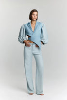 Jendue-Belinda Denim Vest Or Jacket-Ceket-2-Milagron.com