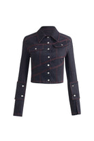 Jendue-Davidson Jacket With Cross Sewed Detail-Ceket-2-Milagron.com