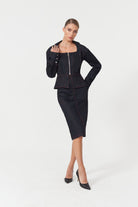 Jendue-Davidson Pencil Skirt-Etek-1-Milagron.com