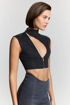 Jendue-Dew Drop Denim Jacket-Top-2-Milagron.com