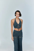 Jendue-Monte Pants & Zipper Short-Pantolon-1-Milagron.com