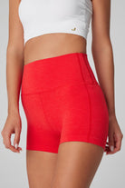 Jerf-Aruba Toparlayıcı Mini Şort Kırmızı-Tayt-2-Milagron.com