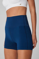 Jerf-Aruba Toparlayıcı Mini Şort Lacivert-Tayt-2-Milagron.com